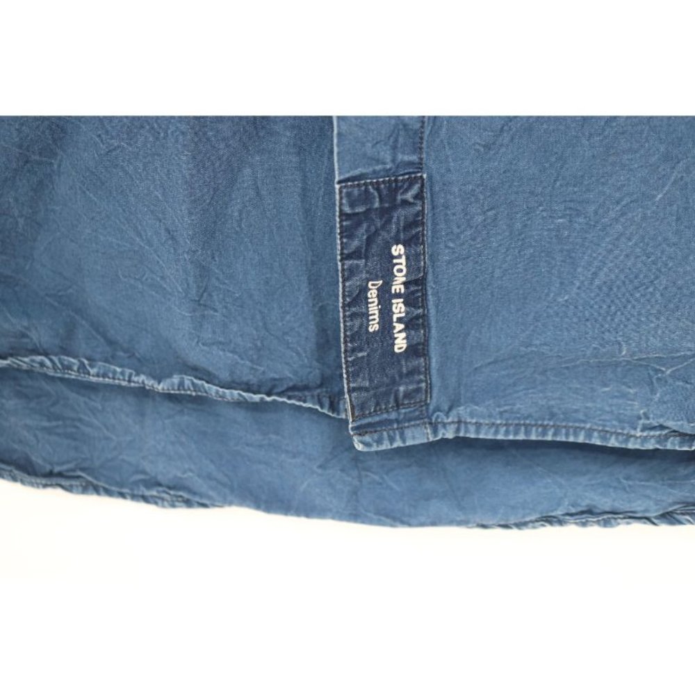 Stone Island denims button up shirt men's XL - Picture 2 of 12